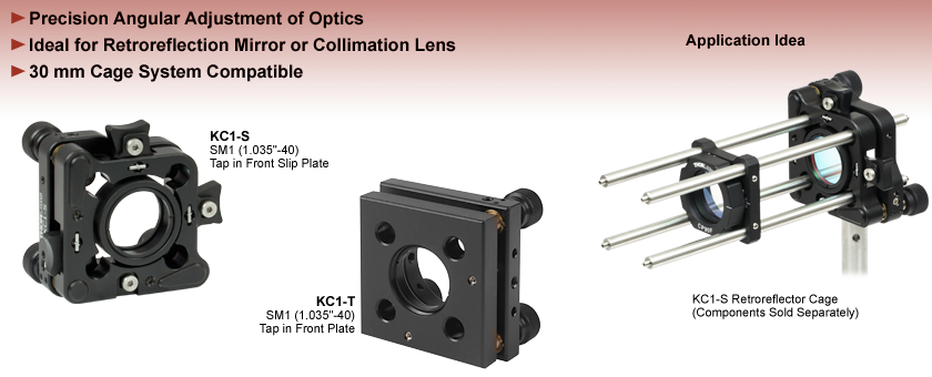 Kinematic Mounts for 30 mm Cage Systems