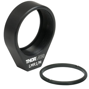 LMR1/M - Lens Mount with Retaining Ring for Ø1in Optics, M4 Tap