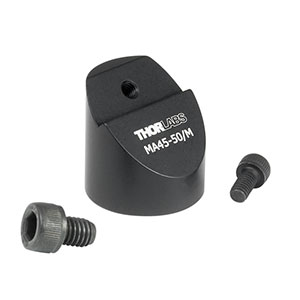 MA45-50/M - 45° Mounting Adapter, Compatible with KM100 and KM200, M4 and M6 Taps