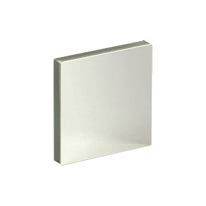 ME1S-P01 - 1in Square Protected Silver Mirror, 3.2 mm Thick