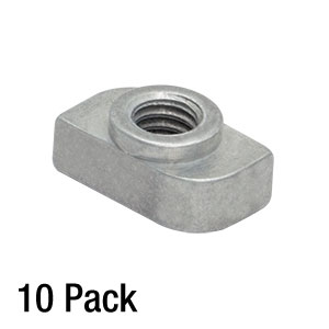 XE25T4/M - Self-Centering Quick-Release T-Nut, M4 x 0.7 Tapped Hole, 10 Pack
