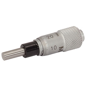 148-201FT - 6.5 mm Travel Micrometer Head with 10 µm Graduations, Flat Tip