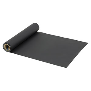 BKF12 - Matte Black Aluminum Foil, 1' x 50' (305 mm x 15.2 m) x .002in (50 µm) Thick