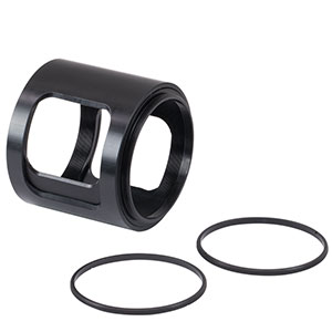 SM2L20C - SM2 Slotted Lens Tube, 2in Thread Depth, 2 Retaining Rings Included