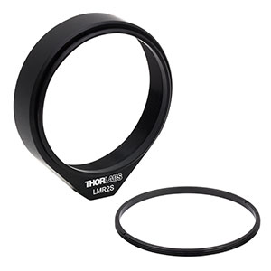 LMR2S - Ø2in Lens Mount with Internal and External SM2 Threads, 8-32 Tap