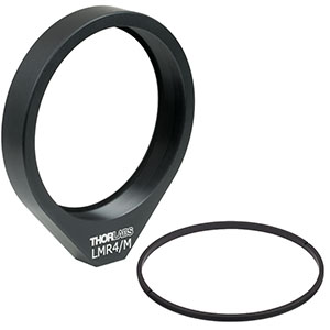 LMR4/M - Lens Mount with Retaining Ring for Ø4in Optics, M4 Tap