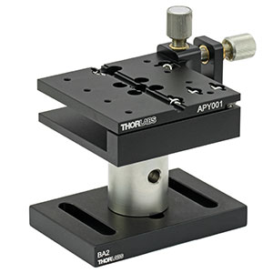 APY001 - Pitch and Yaw Tilt Platform with Thumbscrew Drives