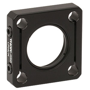 CP08/M - SM1-Threaded 30 mm Cage Plate with Flexure Clamping, 1 Retaining Ring, M4 Tap