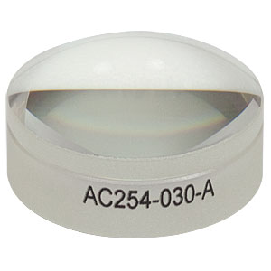 AC254-030-A - f = 30 mm, Ø1in Achromatic Doublet, ARC: 400 - 700 nm