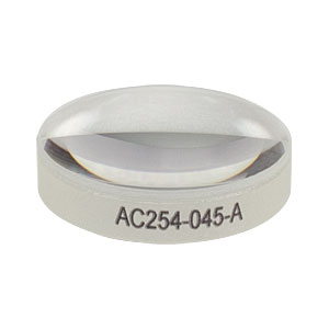 AC254-045-A - f = 45 mm, Ø1in Achromatic Doublet, ARC: 400 - 700 nm