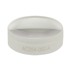 AC254-060-A - f = 60 mm, Ø1in Achromatic Doublet, ARC: 400 - 700 nm