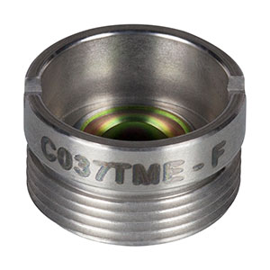 C037TME-F - f = 1.873 mm, NA = 0.85, Mounted Geltech Aspheric Lens, ARC: 8 - 12 µm