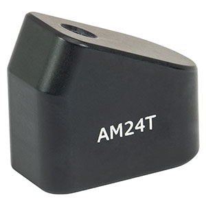 AM24T - 24° Angle Block, 8-32 Tap, 8-32 Post Mount