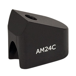 AM24C - 24° Angle Block, #8 Counterbore, 8-32 Post Mount