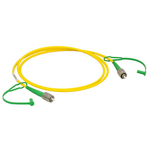 P3-305A-FC-1 - Single Mode Patch Cable with Pure Silica Core Fiber, 320 - 430 nm, FC/APC, Ø3 mm Jacket, 1 m Long