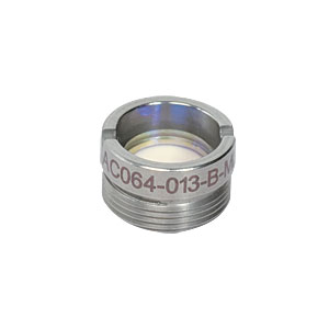 AC064-013-B-ML - f=13 mm, Ø6.35 mm Achromatic Doublet, M9x0.5 Threaded Mount, ARC: 650-1050 