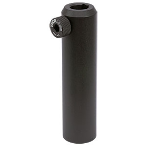 PH100/M - Ø12.7 mm Post Holder, Spring-Loaded Hex-Locking Thumbscrew, L=100 mm 
