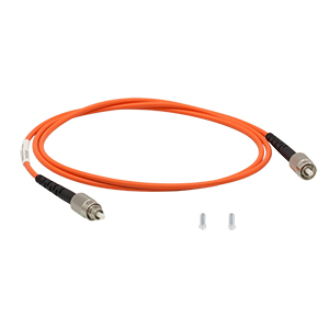 M69L01 - Ø300 µm, 0.39 NA, Low OH, FC/PC-FC/PC Fiber Patch Cable, 1 m