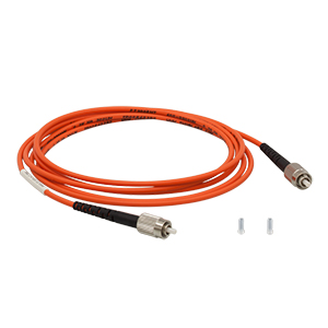 M69L02 - Ø300 µm, 0.39 NA, Low OH, FC/PC-FC/PC Fiber Patch Cable, 2 m Long