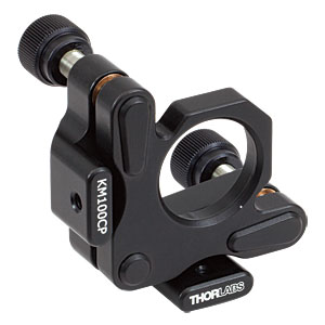 KM100CP - Kinematic Mirror Mount for Ø1in Optics with Post-Centered Front Plate, 8-32 Taps