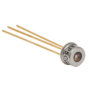 FDGA05 - InGaAs Photodiode, 2.5 ns Rise Time, 800-1700 nm, Ø0.5 mm Active Area