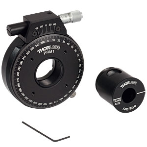 PRM1GL10 - Ø1in High-Precision Rotation Mount with Polarizing Prism Mount