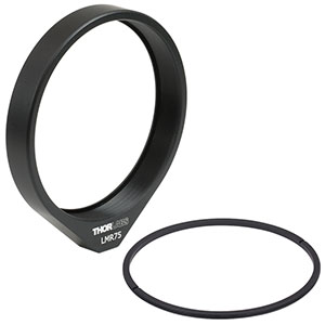 LMR75 - Lens Mount with Retaining Ring for Ø75 mm Optics, 8-32 Tap