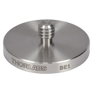 BE1 - Ø1.25in Studded Pedestal Base Adapter, 1/4in-20 Thread