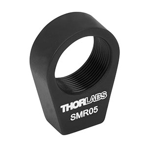 SMR05 - Ø1/2in Lens Mount with SM05 Internal Threads and No Retaining Lip, 8-32 Tap