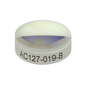 AC127-019-B - f = 19.0 mm, Ø1/2in Achromatic Doublet, ARC: 650 - 1050 nm