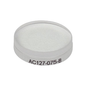 AC127-075-B - f = 75.0 mm, Ø1/2in Achromatic Doublet, ARC: 650 - 1050 nm