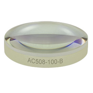 AC508-100-B - f = 100.0 mm, Ø2in Achromatic Doublet, ARC: 650 - 1050 nm