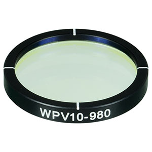 WPV10-980 - Ø1in m = 2 Zero-Order Vortex Half-Wave Plate, 980 nm