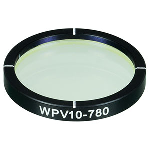 WPV10-780 - Ø1in m = 2 Zero-Order Vortex Half-Wave Plate, 780 nm