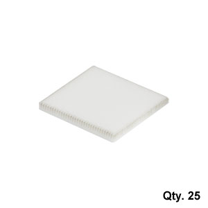 PKDEP4 - 2.5 mm x 2.5 mm x 0.4 mm Flat End Plate, Pack of 25