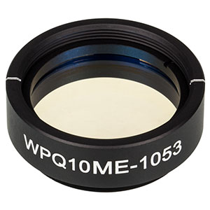WPQ10ME-1053 - Ø1in Mounted Polymer Zero-Order Quarter-Wave Plate, SM1-Threaded Mount, 1053 nm