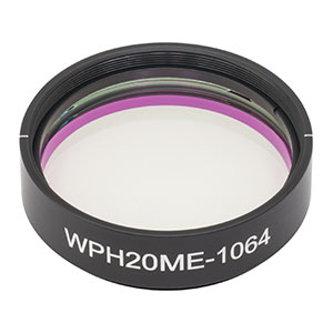 WPH20ME-1064 - Ø2in Mounted Polymer Zero-Order Half-Wave Plate, SM2-Threaded Mount, 1064 nm