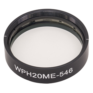 WPH20ME-546 - 聚合物零级半波片，Ø2英寸，已安装，SM2螺纹外壳，546 nm
