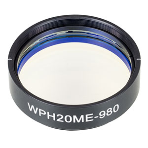 WPH20ME-980 - Ø2in Mounted Polymer Zero-Order Half-Wave Plate, SM2-Threaded Mount, 980 nm