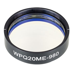WPQ20ME-980 - Ø2in Mounted Polymer Zero-Order Quarter-Wave Plate, SM2-Threaded Mount, 980 nm