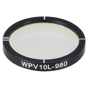 WPV10L-980 - Ø1in m = 1 Zero-Order Vortex Half-Wave Plate, 980 nm