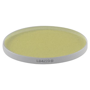 LB4223-B - f = 750 mm, Ø1in UV Fused Silica Bi-Convex Lens, AR Coating: 650 - 1050 nm