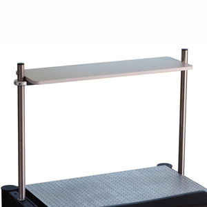 PSY222 - 300 mm Deep Overhead Shelf with 750 mm Posts for 1200 mm Wide ScienceDesks