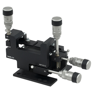 MBT401D - MicroBlock™ 4-Axis Waveguide Manipulator with Differential Drives, 6-32 Taps