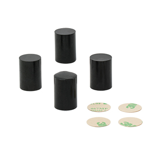 AV3 - Ø18.0 mm Sorbothane Feet, Adhesive Mounting Surface, 4 Pieces