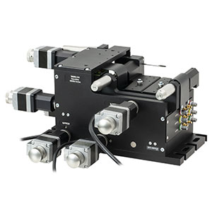 MAX683/M - 6-Axis NanoMax Stage, Stepper Motors, Closed-Loop Piezos, Right-Handed, Metric