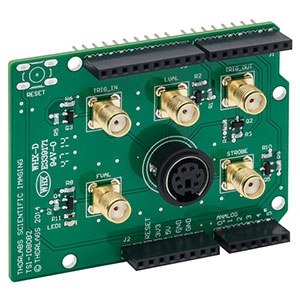 TSI-IOBOB2 - I/O Break-Out Board for Scientific CCD and Compact Scientific Cameras with Shield for Arduino (Arduino Board not Included)