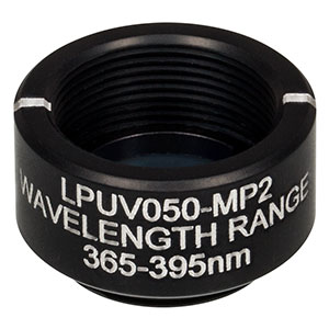 LPUV050-MP2 - Ø12.5 mm SM05-Mounted Linear Polarizer, 365 - 395 nm