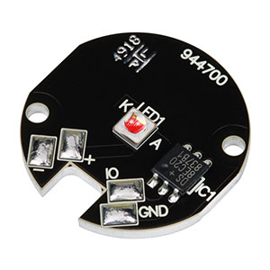 M590D3 - 590 nm, 230 mW (Min) LED on Metal-Core PCB, 1000 mA