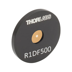R1DF500 - Annular Obstruction Target, ε = 0.50, Ø500 µm Obstruction